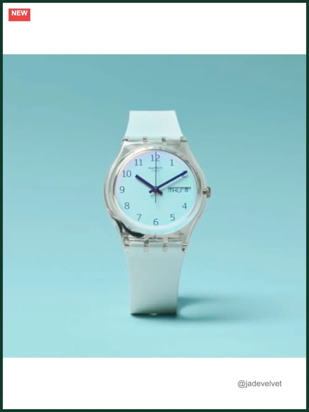 Swatch ULTRACIEL Unisex Watch 34mm Round Case Quartz Analog Water Resistant